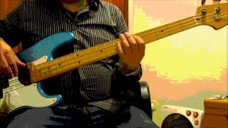 Santana  Flor de Luna Moonflower Bass Cover [upl. by Peddada461]