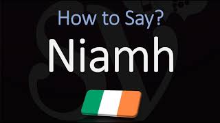 How to Pronounce Niamh CORRECTLY Irish Names Pronunciation [upl. by Rratsal174]