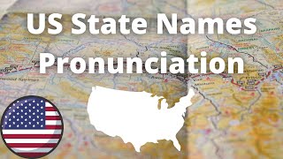 US State Names Pronunciation  American Accent [upl. by Asabi]