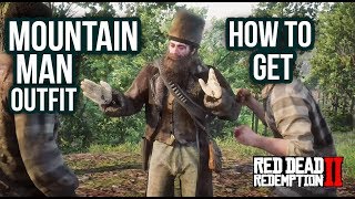 Red Dead Redemption 2  How To Get Mountain Man Outfit 916 Trapper Outfits Location Guide [upl. by Saxena19]