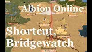 Albion Online  Caerleon to Bridgewatch fast almost safely [upl. by Gnouh]