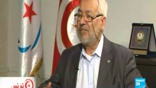 Interview de Rached Ghannouchi sur France 24 [upl. by Nart]