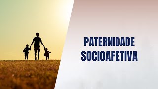 Paternidade socioafetiva [upl. by Treharne]