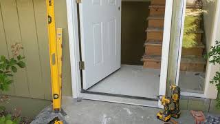 Jeld Wen Front Door Installation  Really crappy products and craftsmanship PART 1 [upl. by Lian]