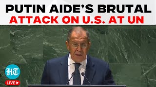 Russia At UNGA LIVE  Putin Aide’s Scathing Attack On USLed West  Ukraine War  Biden [upl. by Jahn652]