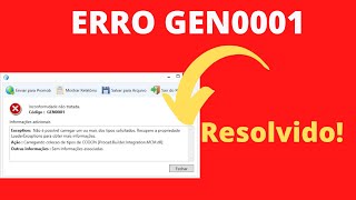 Promob Erro GEN0001  Veja Como Resolver Esse Problema Rápido [upl. by Nyletak]