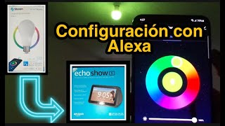 COMO CONFIGURAR TU FOCO STEREN WIFI RGB A INTERNET Y CON ALEXA DE AMAZON [upl. by Tish]