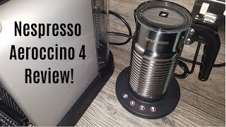 Nespresso Aeroccino 4 Milk Frother Review  Worth upgrading from the Aeroccino 3 [upl. by Yelnats389]