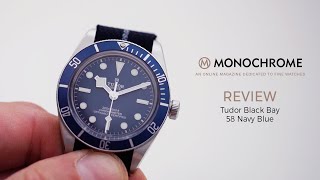 REVIEW Tudor Black Bay 58 Navy Blue  comparing to previous Black Bay Blue and first BB58 [upl. by Anaibib445]