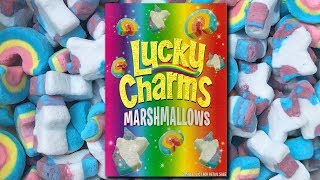 Lucky Charms Marshmallows  Rainbows amp Unicorns 2019 [upl. by Meggy]