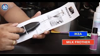 IKEA MILK FROTHER Review amp Battery Installation [upl. by Enelyaj758]