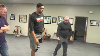 Kris PFFD Amputee Takes First Steps  Ever  on Prosthetic Leg [upl. by Nerrej596]