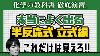 半反応式（立式編）時短演習❷【高校化学】酸化還元 [upl. by Perce]