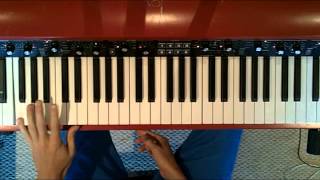 Booker T amp The MGs  Green Onions Organ Tutorial [upl. by Eilis]