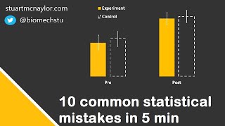 Ten Statistical Mistakes in 5 Min [upl. by Ellered]