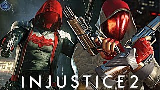 Injustice 2 Online  PERFECT ARKHAM KNIGHT RED HOOD LOADOUT [upl. by Rosemonde]