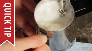 How to AutoFroth Milk for Lattes [upl. by Musser514]