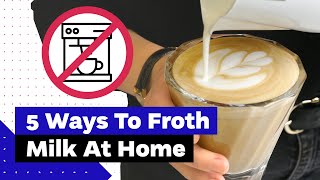 How To Froth Milk At Home Best Milk Frothers Review [upl. by Naashar]