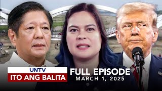 UNTV Ito Ang Balita Weekend Edition  March 1 2025 [upl. by Vasyuta]