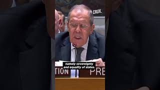 Russian Foreign Minister Sergey Lavrov Blasts quotWestern Minorityquot At UN USUK Hit Back [upl. by Atsocal706]