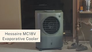 Hessaire MC18V Portable Evaporative Cooler Review [upl. by Graehl1]