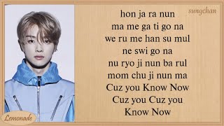 NCT U  Know Now Easy Lyrics [upl. by Hnib985]