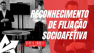 DIREITO DE FAMÍLIA Reconhecimento de filiação socioafetiva [upl. by Milzie]