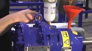 Vogelsang VX Pump Service Filling Oil amp Pressurizing [upl. by Attehcnoc]