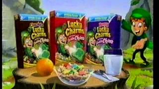 Lucky Charms double me luck TV commercial 2007 [upl. by Atteynad546]