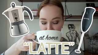 HOW TO MAKE A quotLATTEquot AT HOME moka pot  frother [upl. by Eisus]