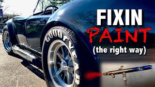 Fixin car paint with an airbrush [upl. by Lord]