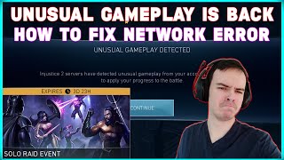 Injustice 2 Mobile Servers Are Not Having The Best Time How To Fix Network Error Unusual Gameplay [upl. by Salvadore]