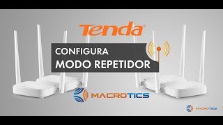 Tenda N300 N301 configurar modo repetidor [upl. by Ainekahs]