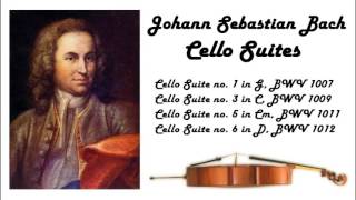 Johann Sebastian Bach  Cello suites in 432 Hz great for reading or studying [upl. by Attaynik]