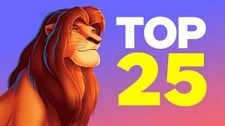 Top 25 Best Disney Animated Movies [upl. by Shalna]