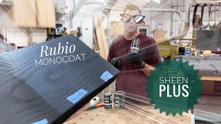 Rubio Monocoat Sheen Plus on Ebonized Ash [upl. by Coltun832]